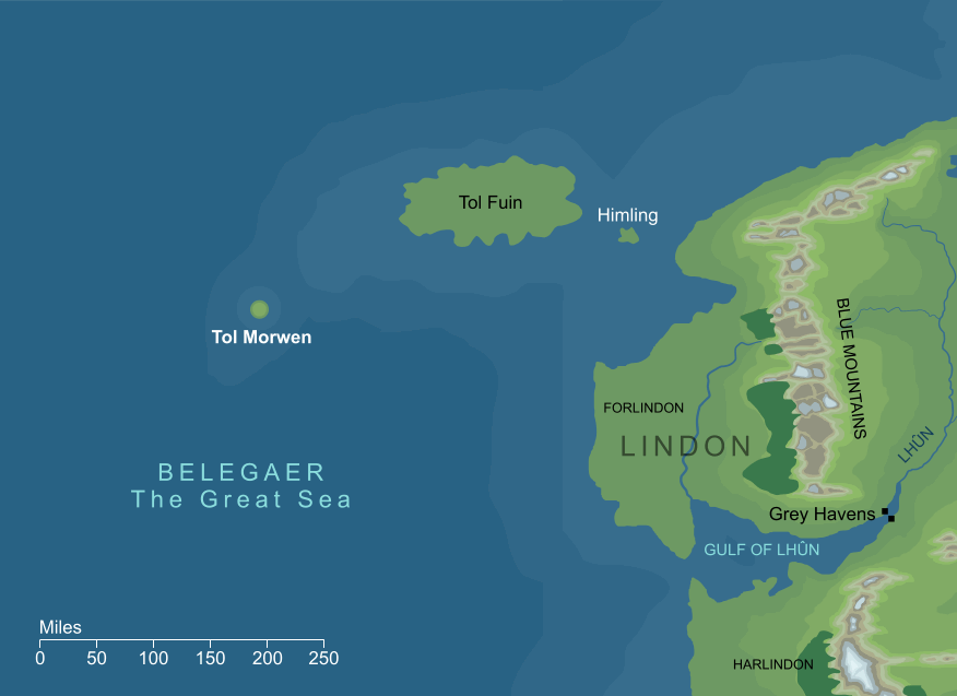 Map of Tol Morwen