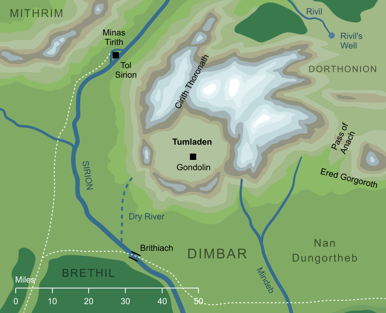 Map of Tumladen