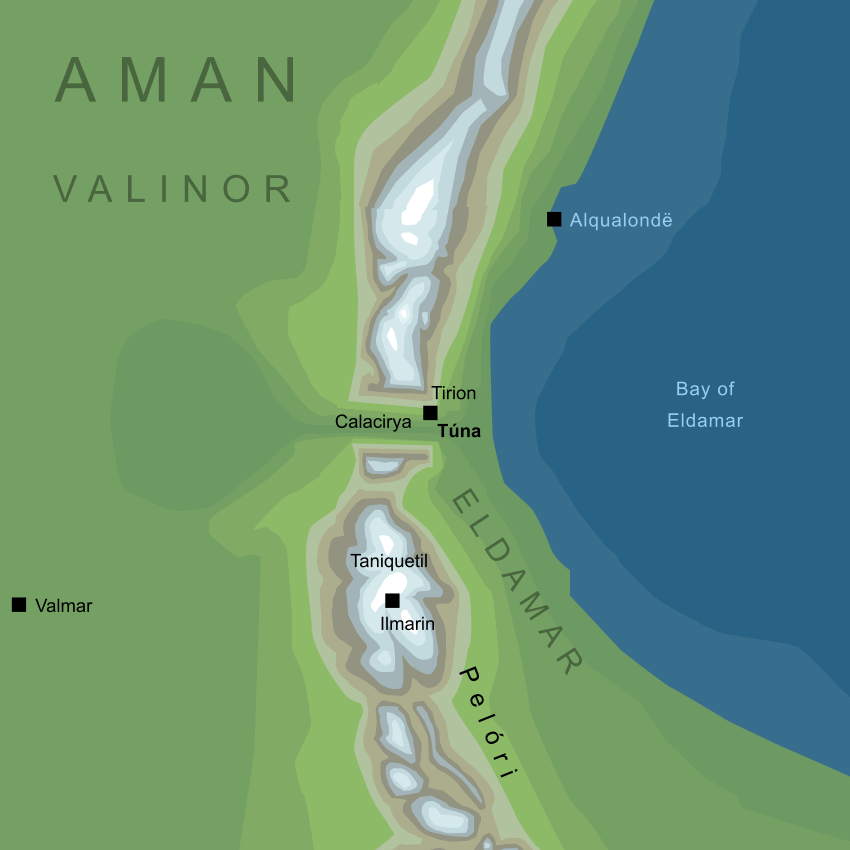 Map of Túna