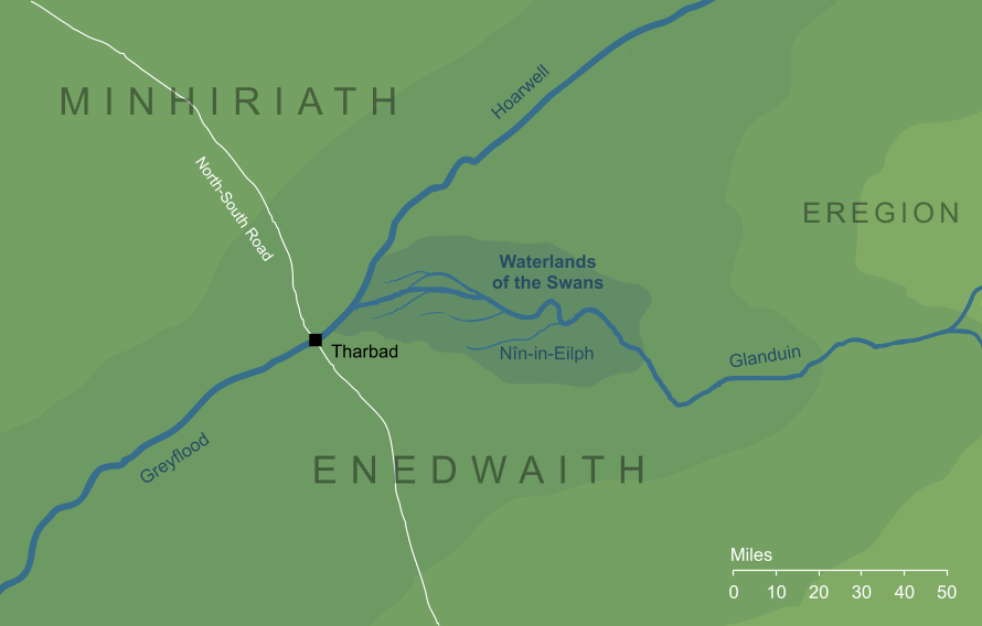 Map of the Waterlands of the Swans