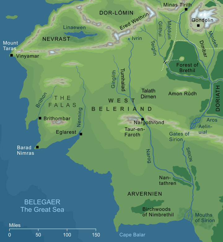 the realms of Beleriand