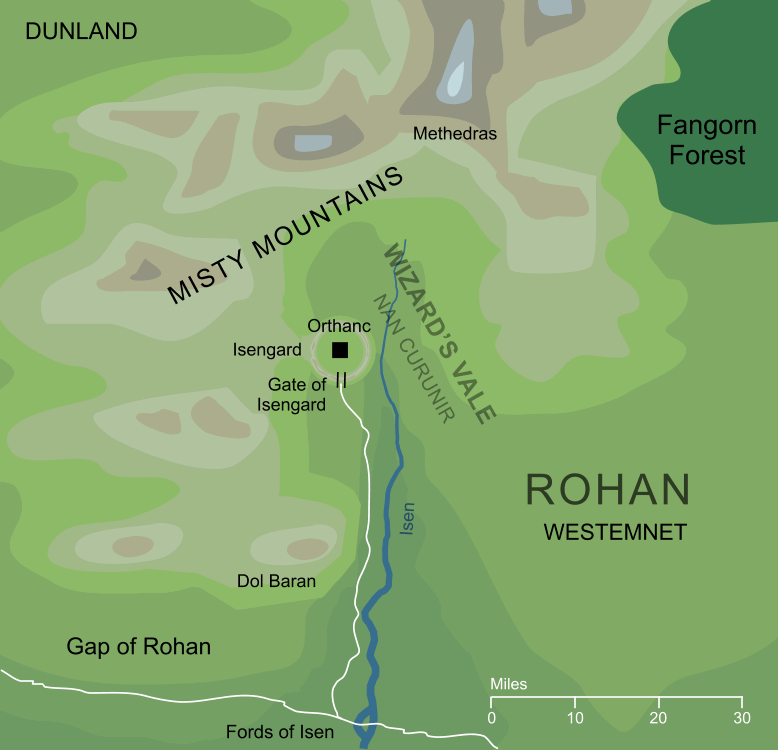 Map of the Wizard's Vale