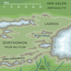 Map of Tarn Aeluin