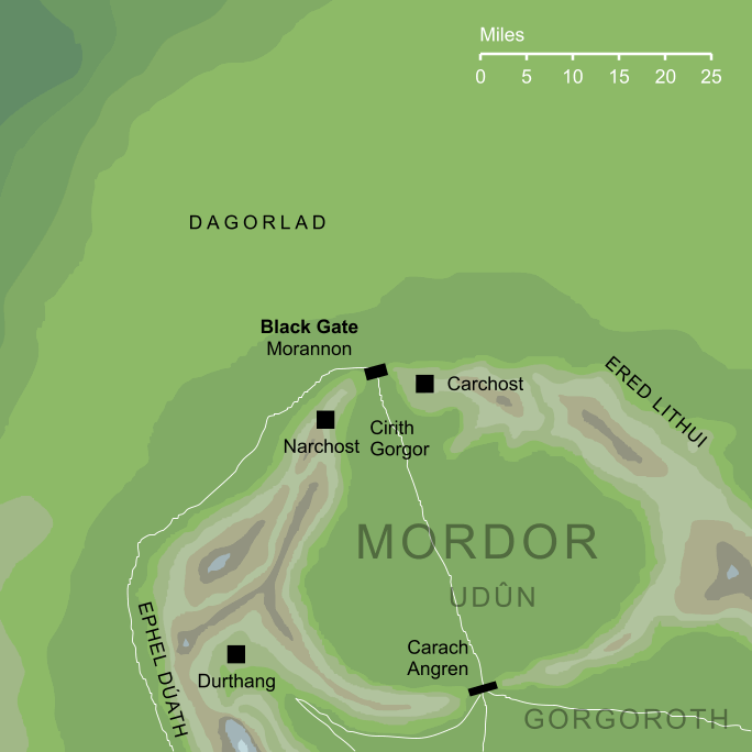 Map of the Black Gate