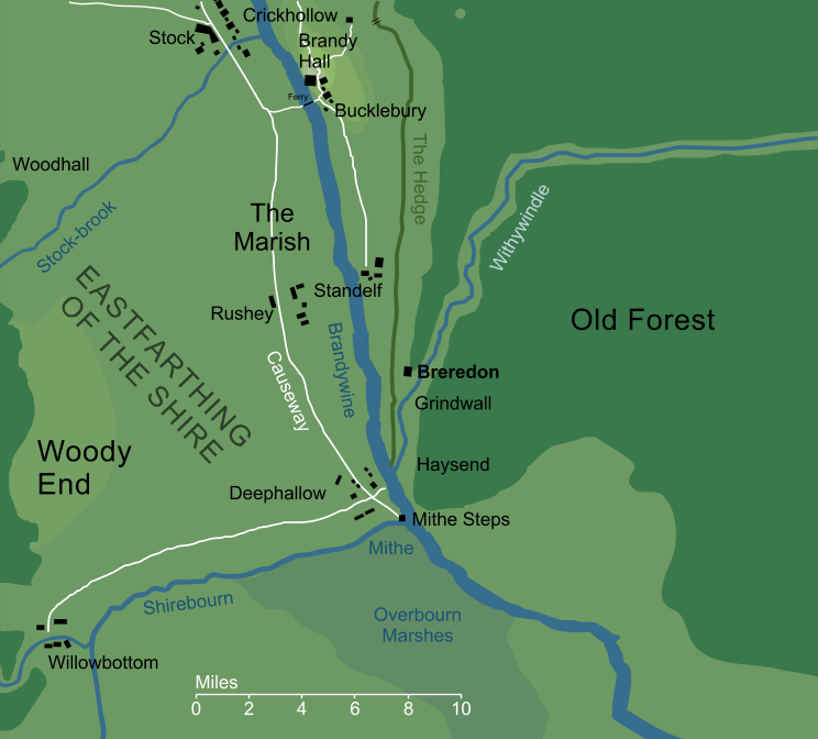 Map of Breredon
