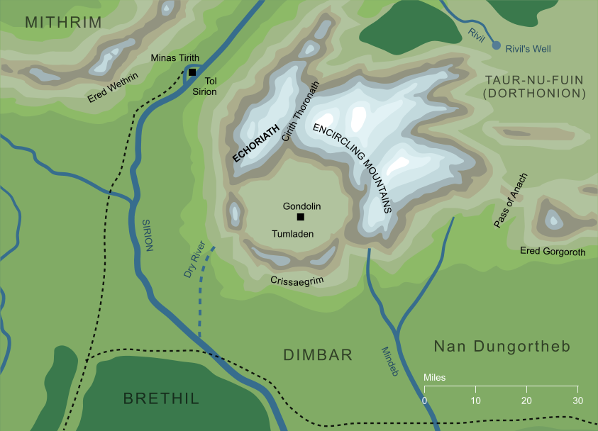 Map of the Echoriath