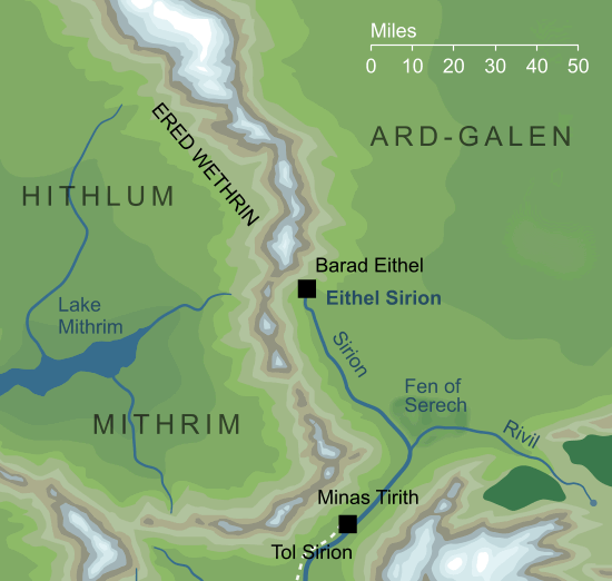 Map of Eithel Sirion