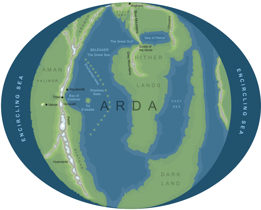 Map of the Encircling Sea