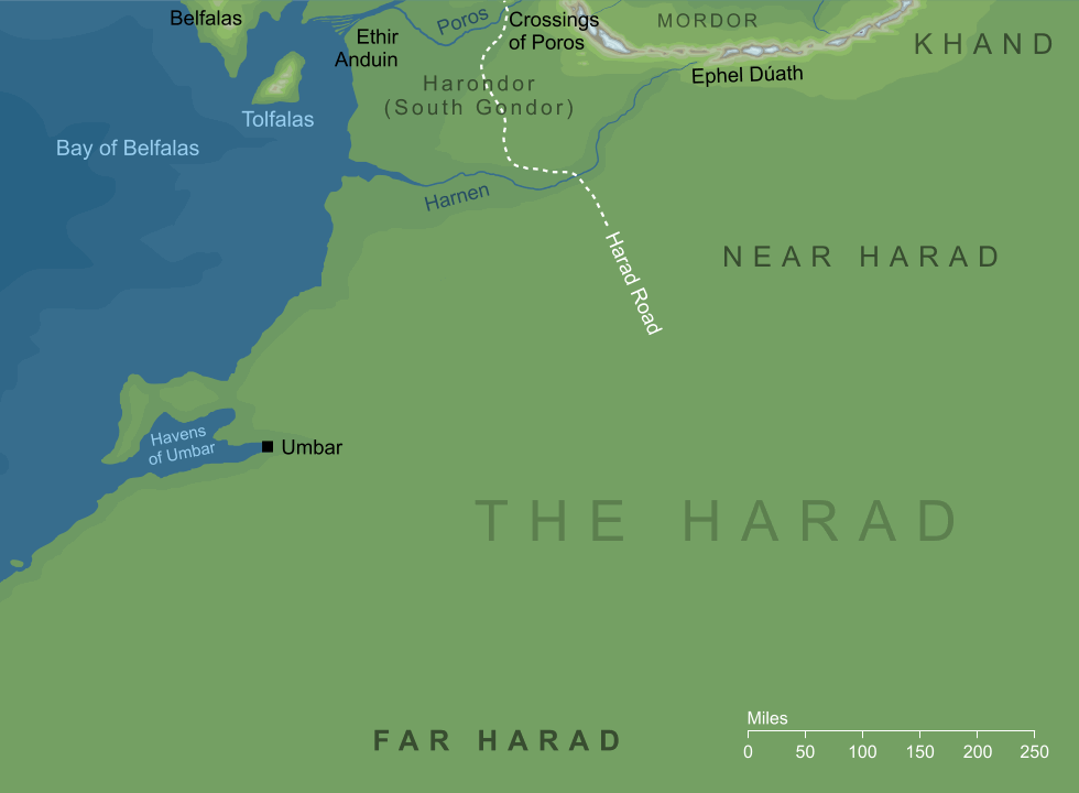Map of Far Harad