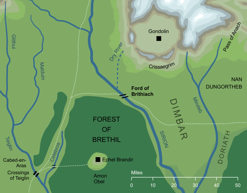 Map of the Ford of Brithiach