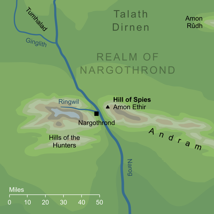 Map of the Hill of Spies