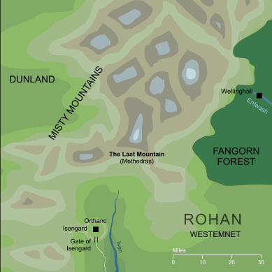 Map of the Last Mountain