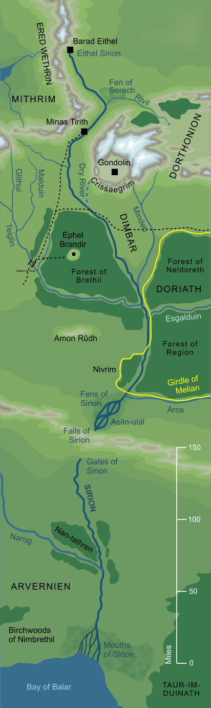 Map of the River Sirion