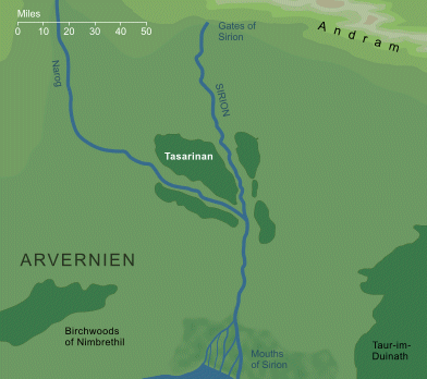 Map of Tasarinan