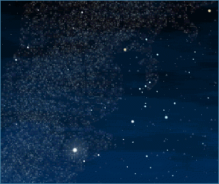 Sirius in the Night Sky